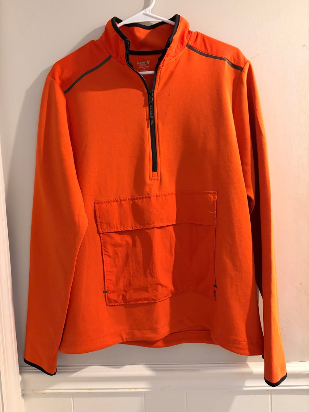 Old navy active , teen, youth, half zip, long-sleeve, fleece shirt
